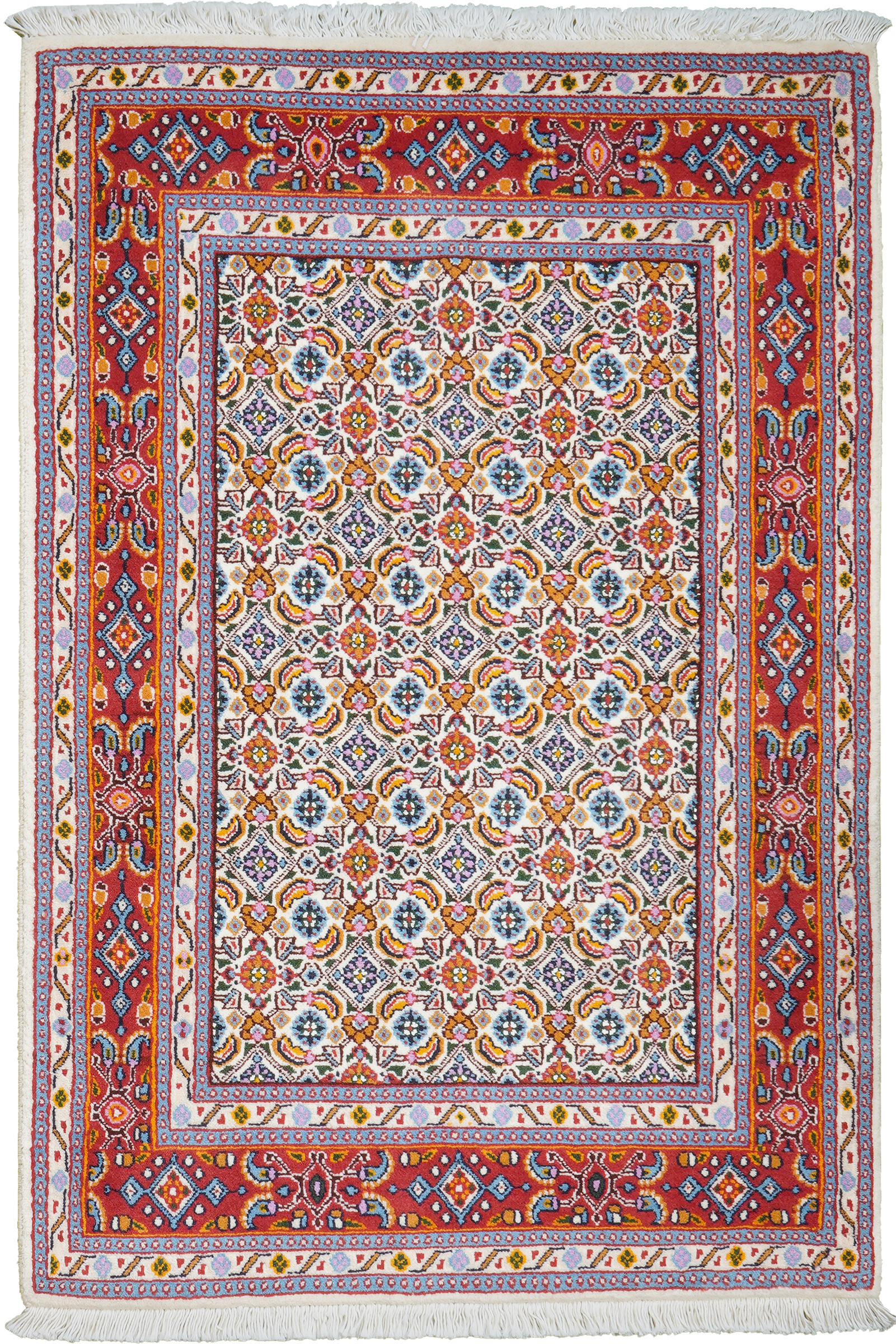 Moud Mahi — Hand-knotted, 79x118 cm, Multicolor, 100% Virgin Wool | Main view