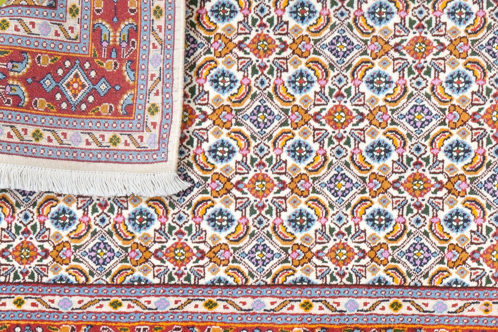 Moud Mahi — Hand-knotted, 79x118 cm, Multicolor, 100% Virgin Wool | View 7