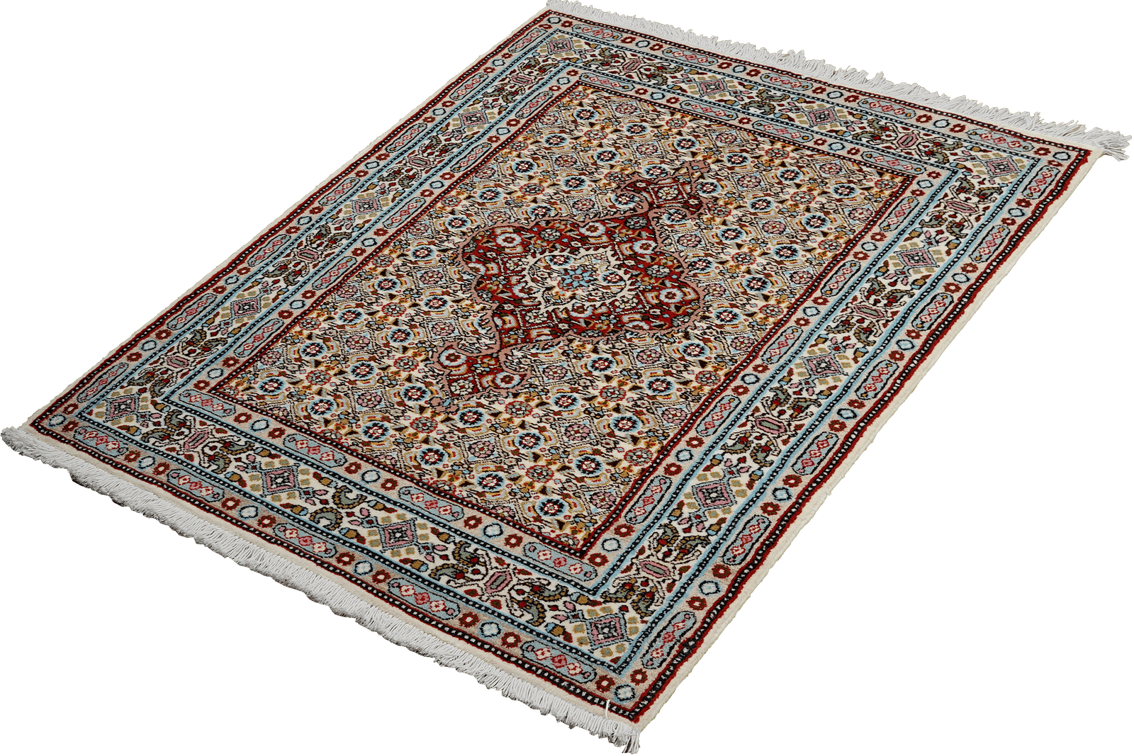 Moud Mahi — Hand-knotted, 80x122 cm, Beige, 100% Virgin Wool | View 5