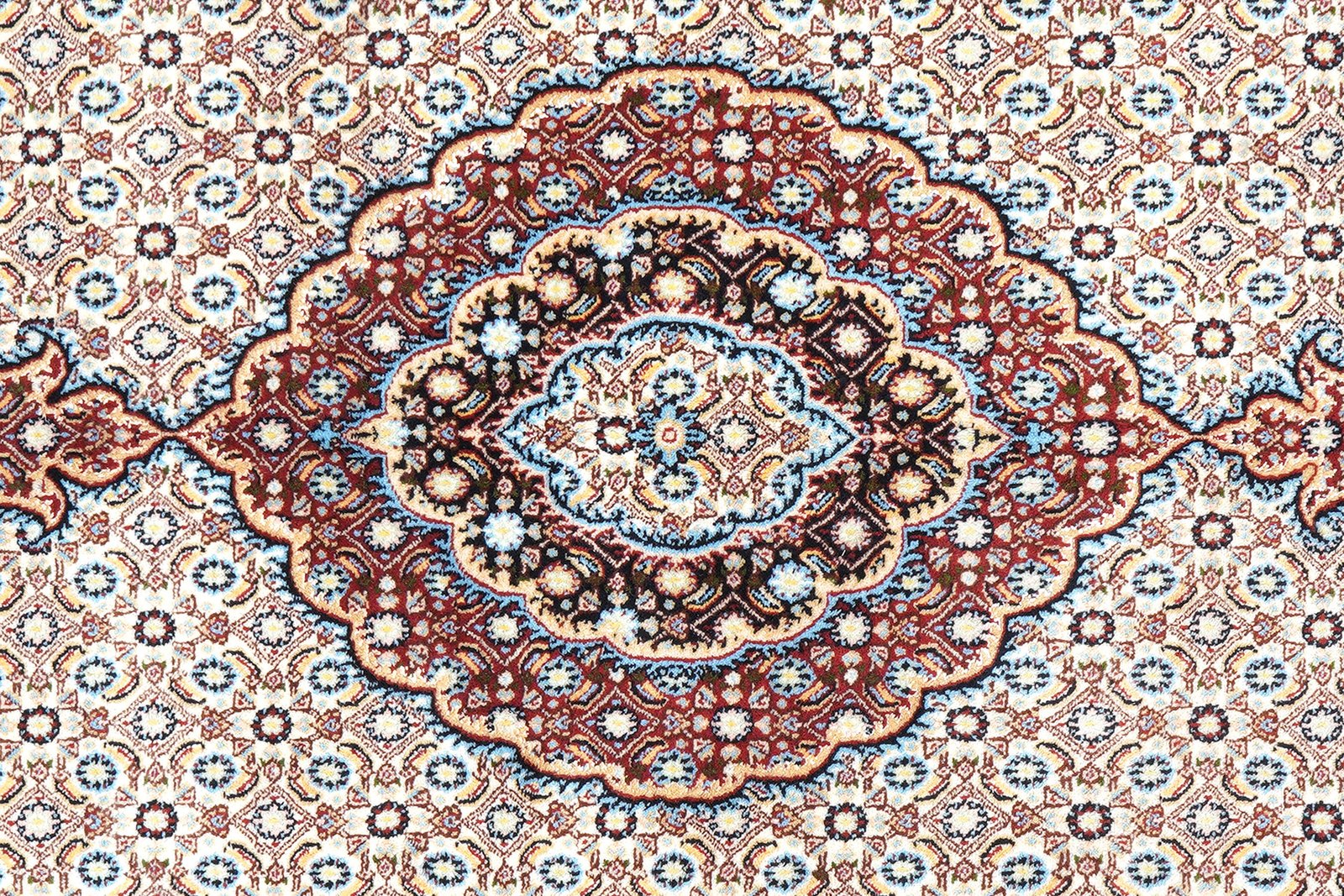 Moud Mahi — Hand-knotted, 152x210 cm, Beige, 100% Virgin Wool | View 6