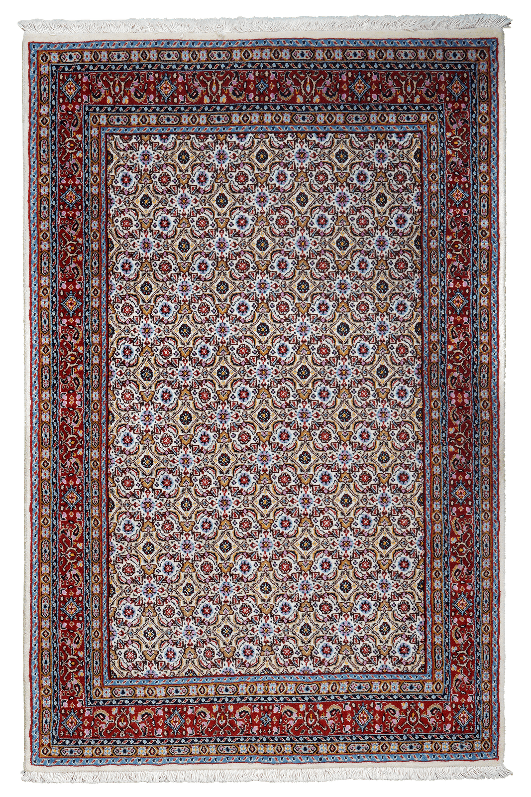 Moud Mahi — Hand-knotted, 97x148 cm, Beige, 100% Virgin Wool | Main view