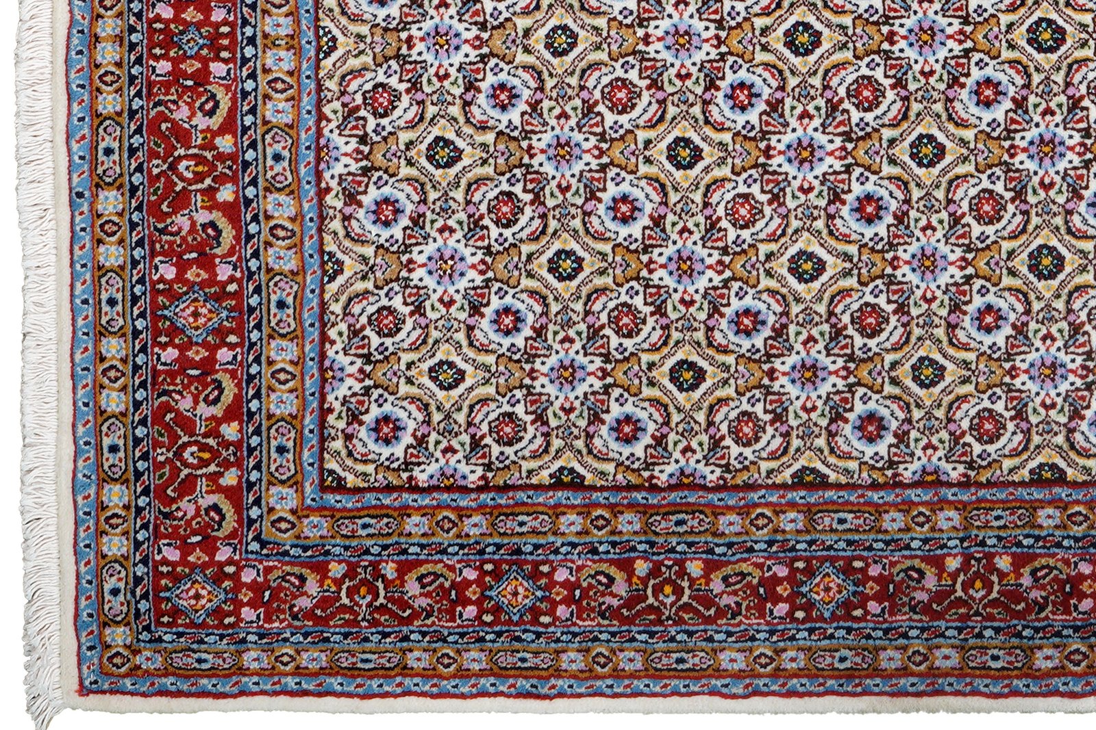 Moud Mahi — Hand-knotted, 97x148 cm, Beige, 100% Virgin Wool | View 3