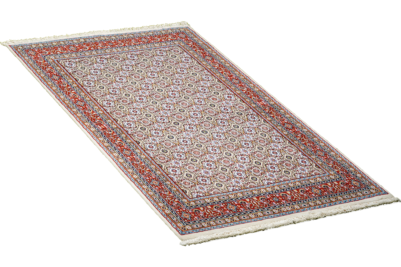 Moud Mahi — Hand-knotted, 97x148 cm, Beige, 100% Virgin Wool | View 4