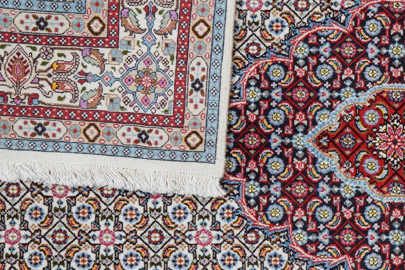 Moud Mahi — Hand-knotted, 144x205 cm, Beige, 100% Virgin Wool | View 7