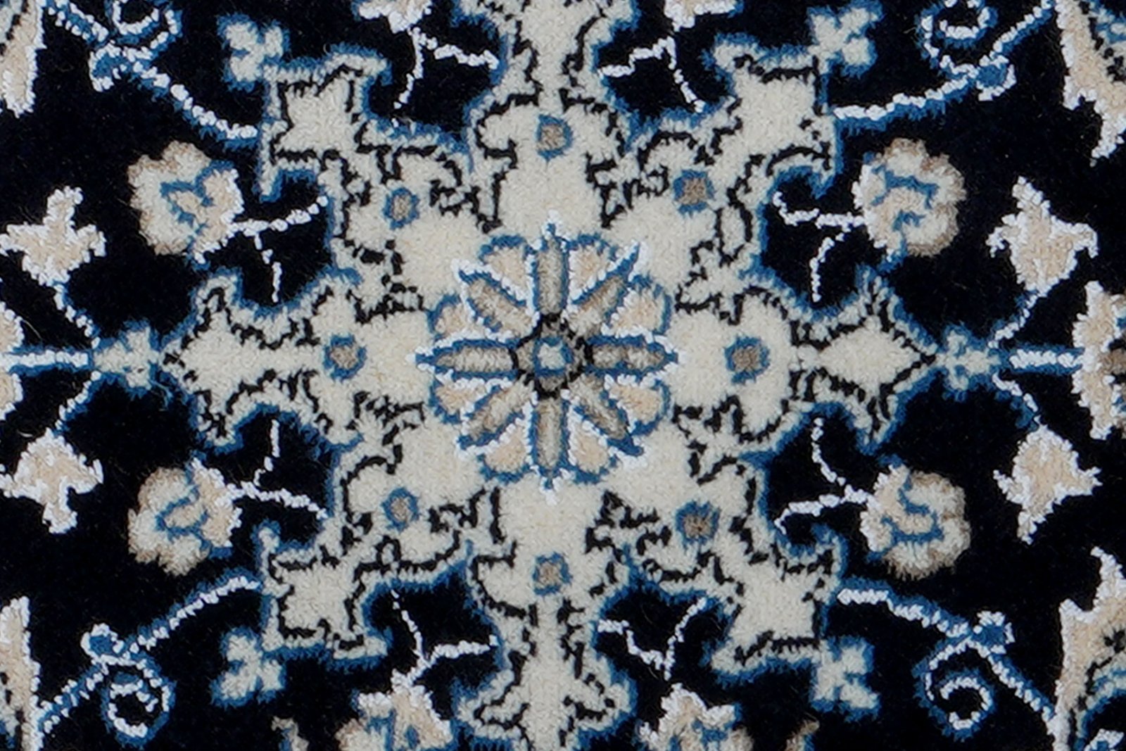Nain 12La — Hand-knotted, 59x90 cm, Blue, 100% Virgin Wool | View 6