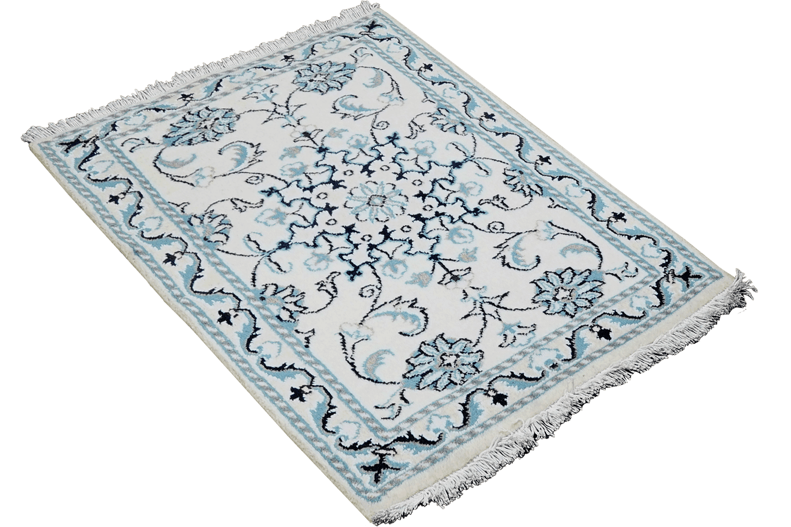 Nain 12La — Hand-knotted, 57x85 cm, Beige, 100% Virgin Wool | View 4