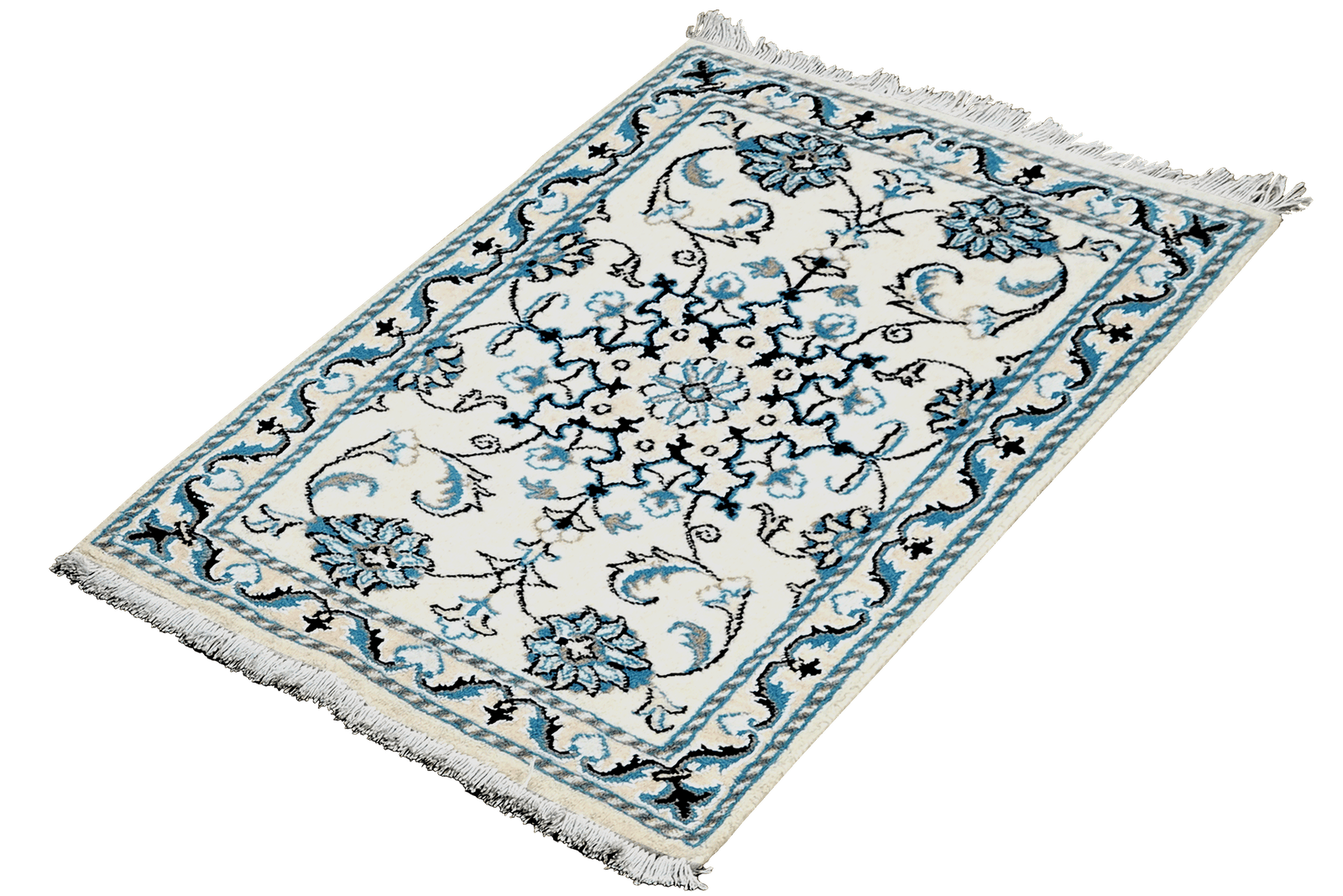 Nain 12La — Hand-knotted, 57x85 cm, Beige, 100% Virgin Wool | View 5