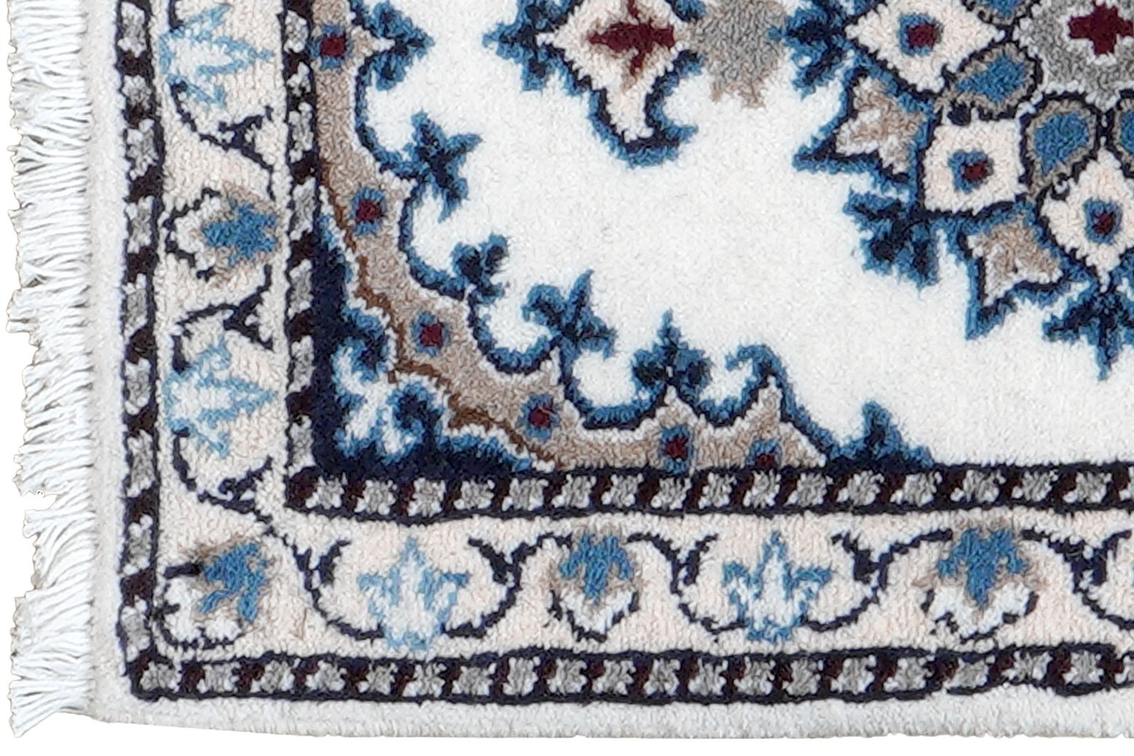 Nain 12La — Hand-knotted, 37x59 cm, Beige, 100% Virgin Wool | View 3