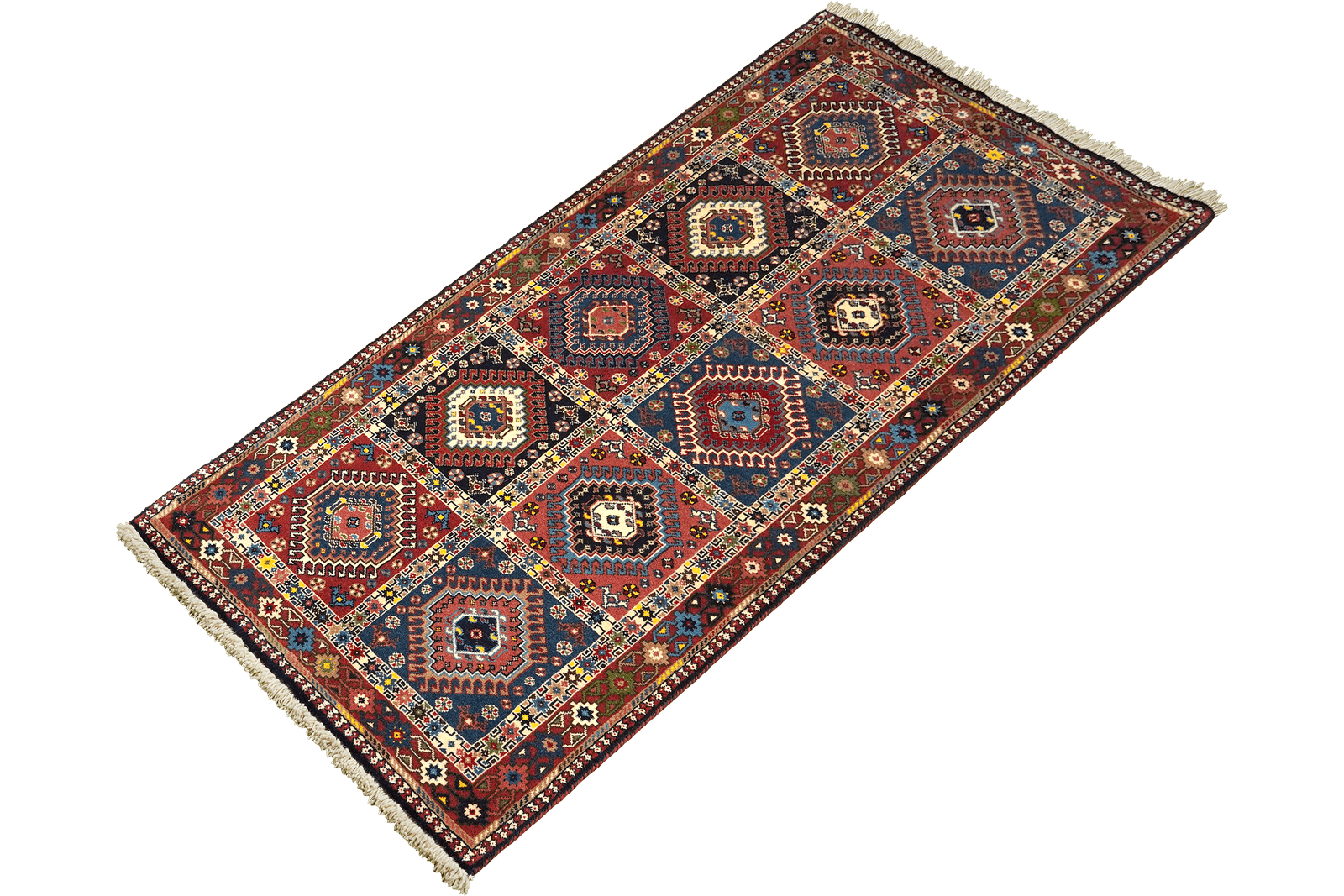 Yalameh — Hand-knotted, 82x203 cm, Multicolor, 100% Virgin Wool | View 5