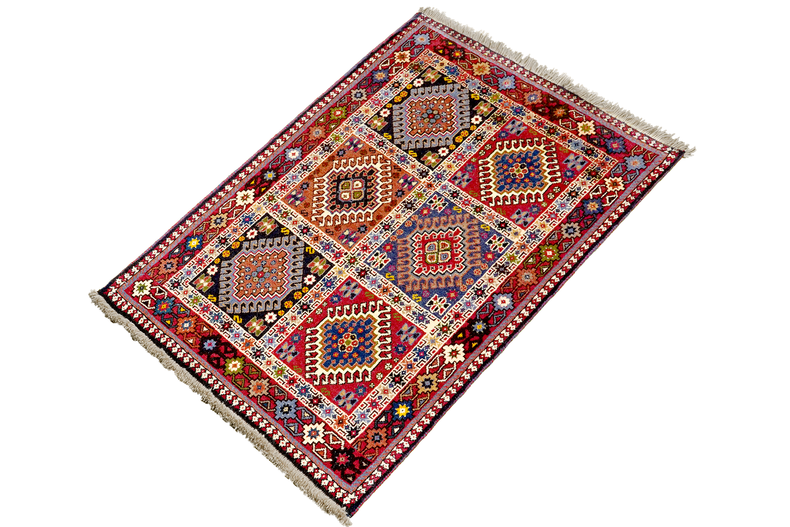 Yalameh — Hand-knotted, 82x126 cm, Multicolor, 100% Virgin Wool | View 5