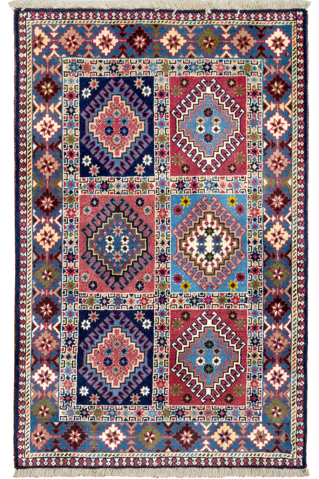 Yalameh — Hand-knotted, 81x128 cm, Multicolor, 100% Virgin Wool | Main view