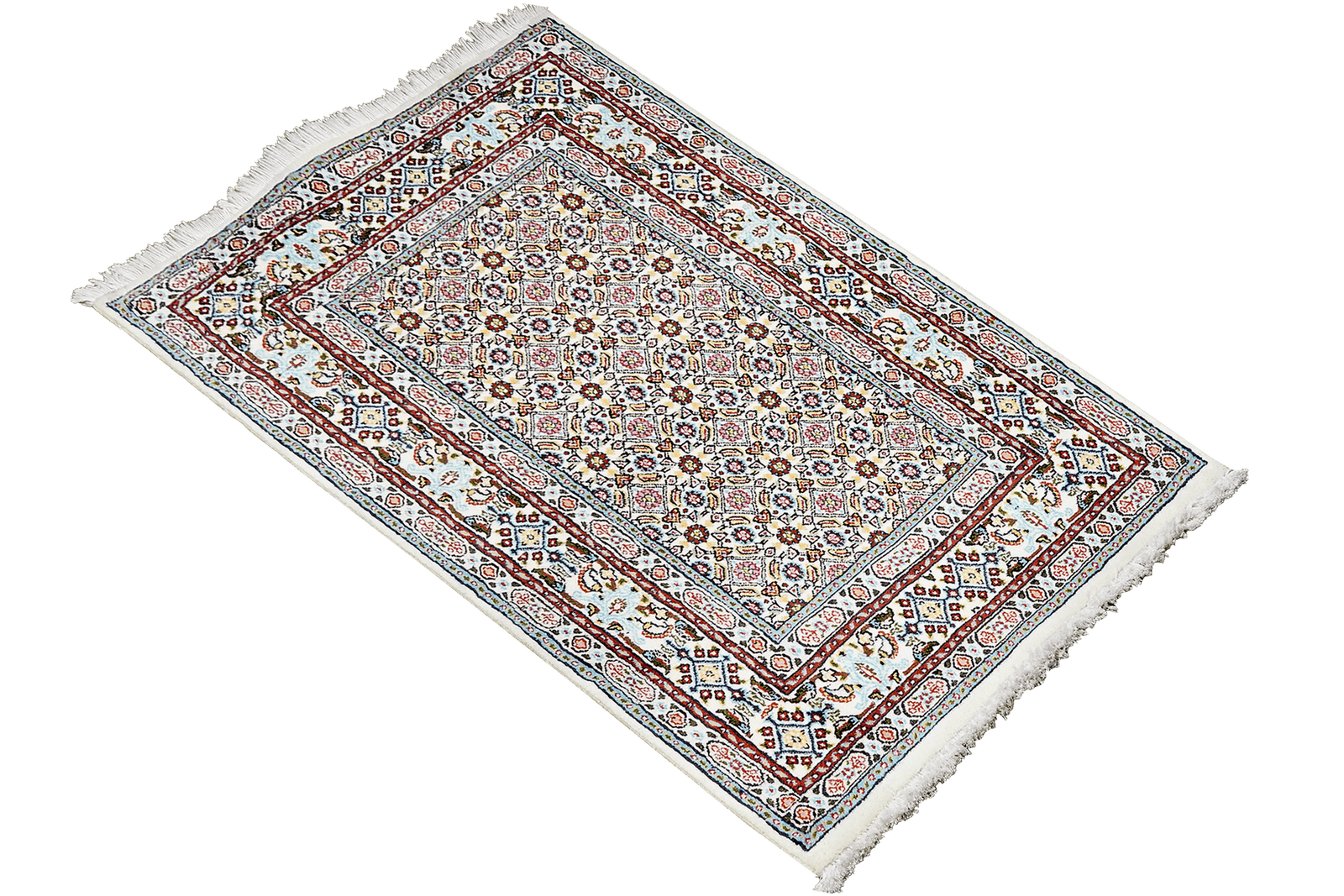 Moud Mahi — Hand-knotted, 76x118 cm, Beige, 100% Virgin Wool | View 4