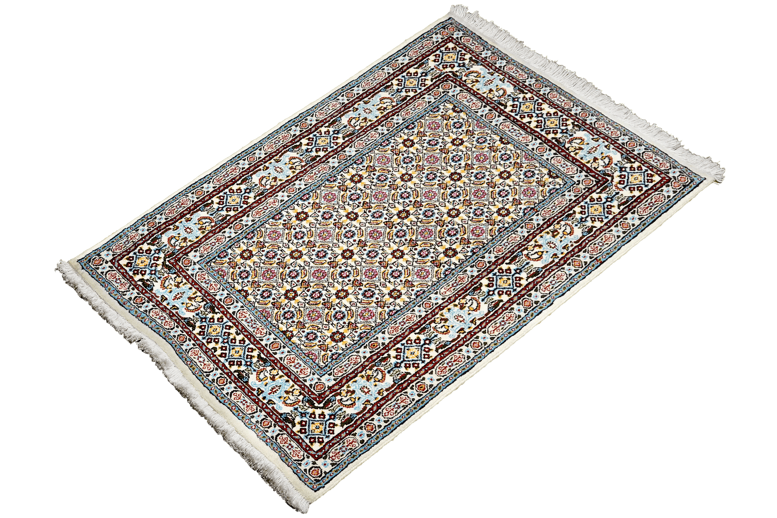 Moud Mahi — Hand-knotted, 76x118 cm, Beige, 100% Virgin Wool | View 5