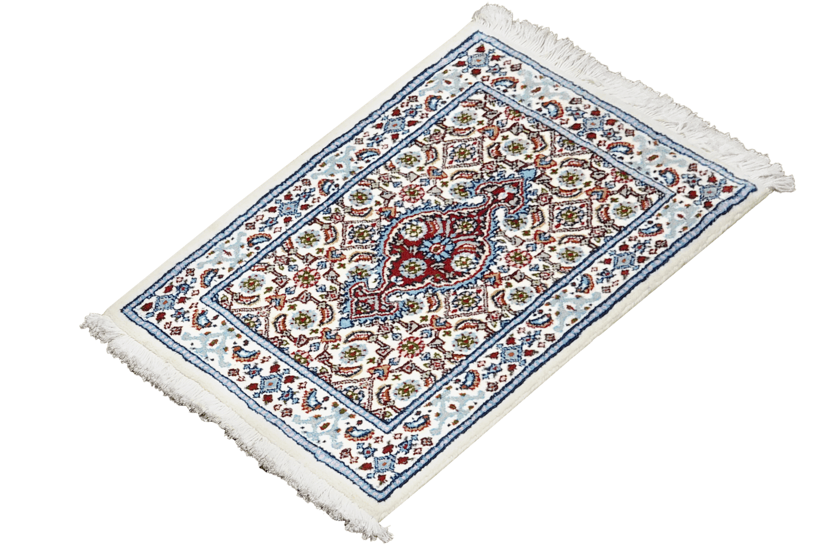 Moud Mahi — Hand-knotted, 38x60 cm, Beige, 100% Virgin Wool | View 5