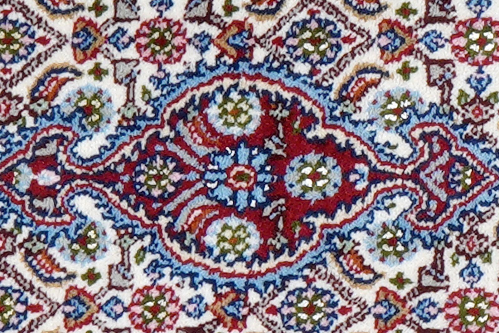 Moud Mahi — Hand-knotted, 38x60 cm, Beige, 100% Virgin Wool | View 6
