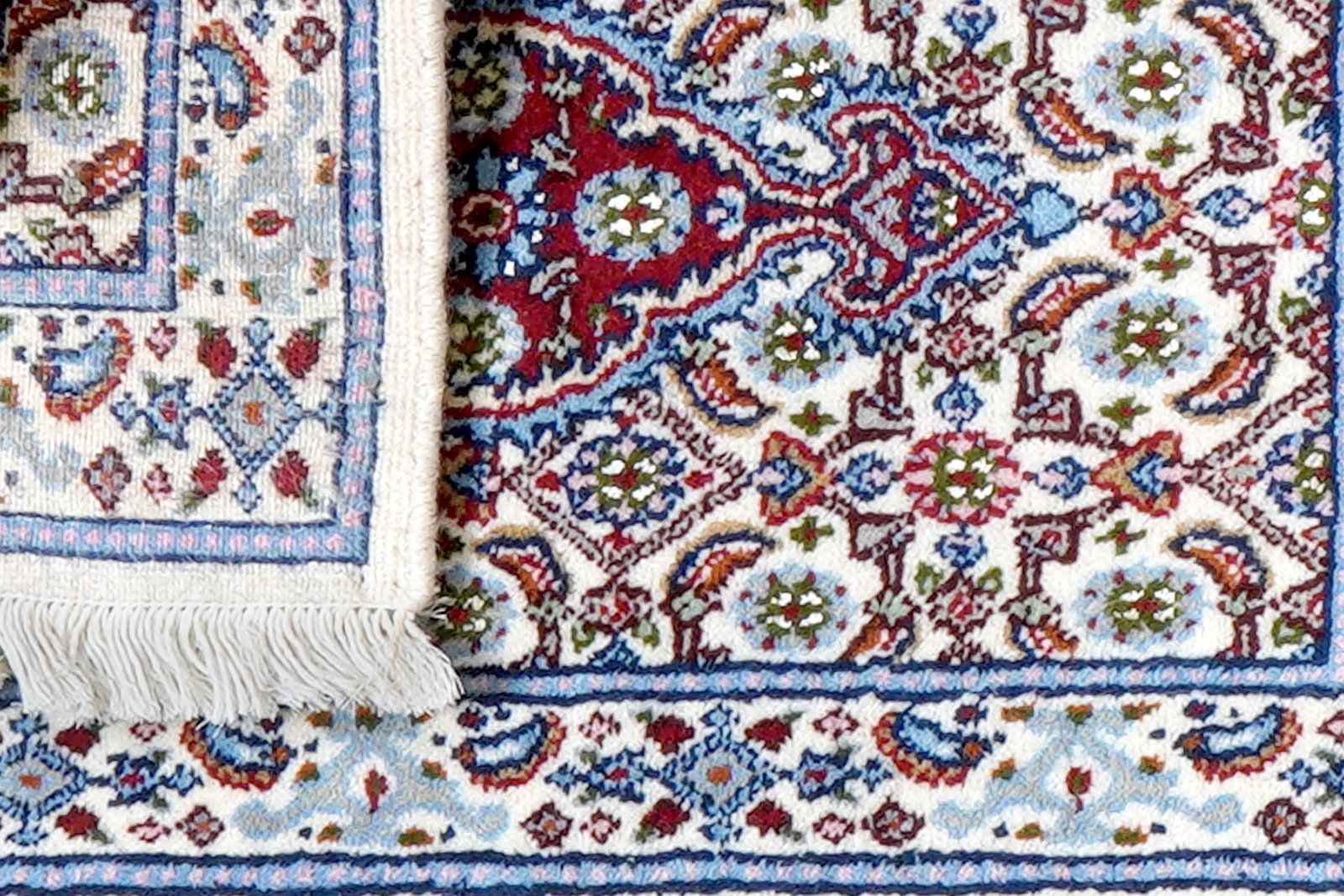 Moud Mahi — Hand-knotted, 38x60 cm, Beige, 100% Virgin Wool | View 7