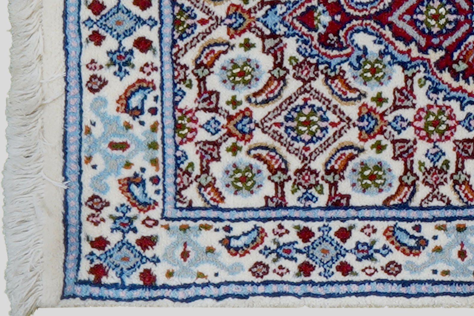 Moud Mahi — Hand-knotted, 37x59 cm, Beige, 100% Virgin Wool | View 3