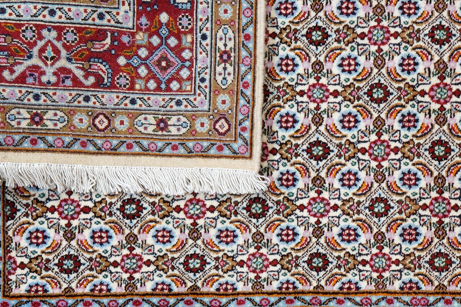 Moud Mahi — Hand-knotted, 99x155 cm, Beige, 100% Virgin Wool | View 7