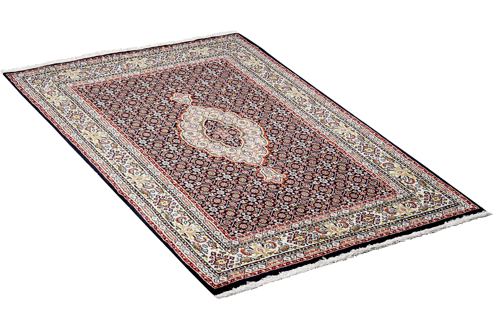 Moud Mahi — Hand-knotted, 94x152 cm, Blue, 100% Virgin Wool | View 4