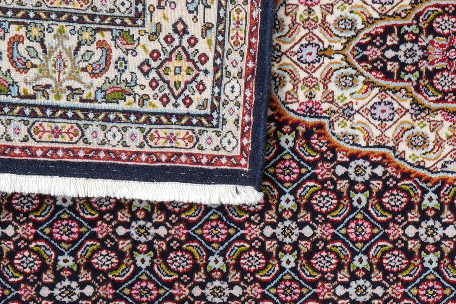 Moud Mahi — Hand-knotted, 94x152 cm, Blue, 100% Virgin Wool | View 7