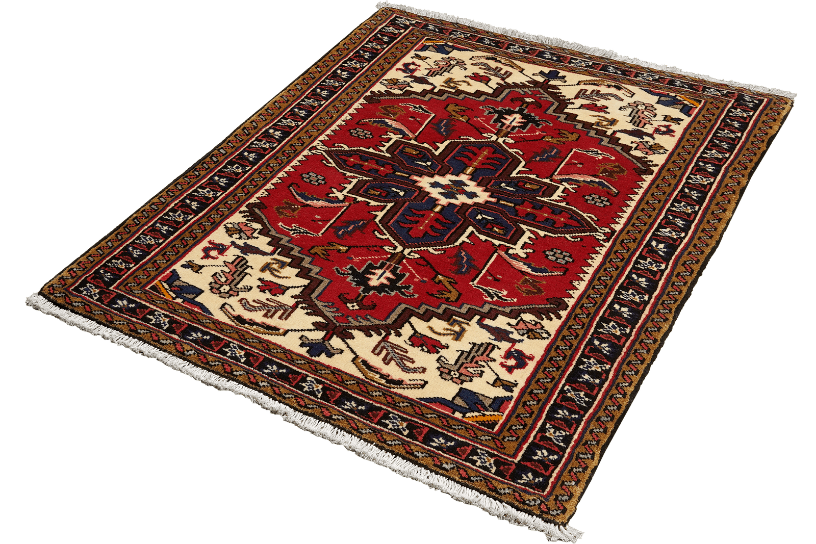Mehrewan — Hand-knotted, 99x145 cm, Red, 100% Virgin Wool | View 5