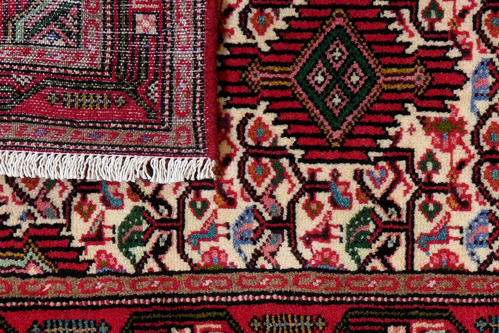 Assadabad — Hand-knotted, 59x97 cm, Multicolor, 100% Virgin Wool | View 7