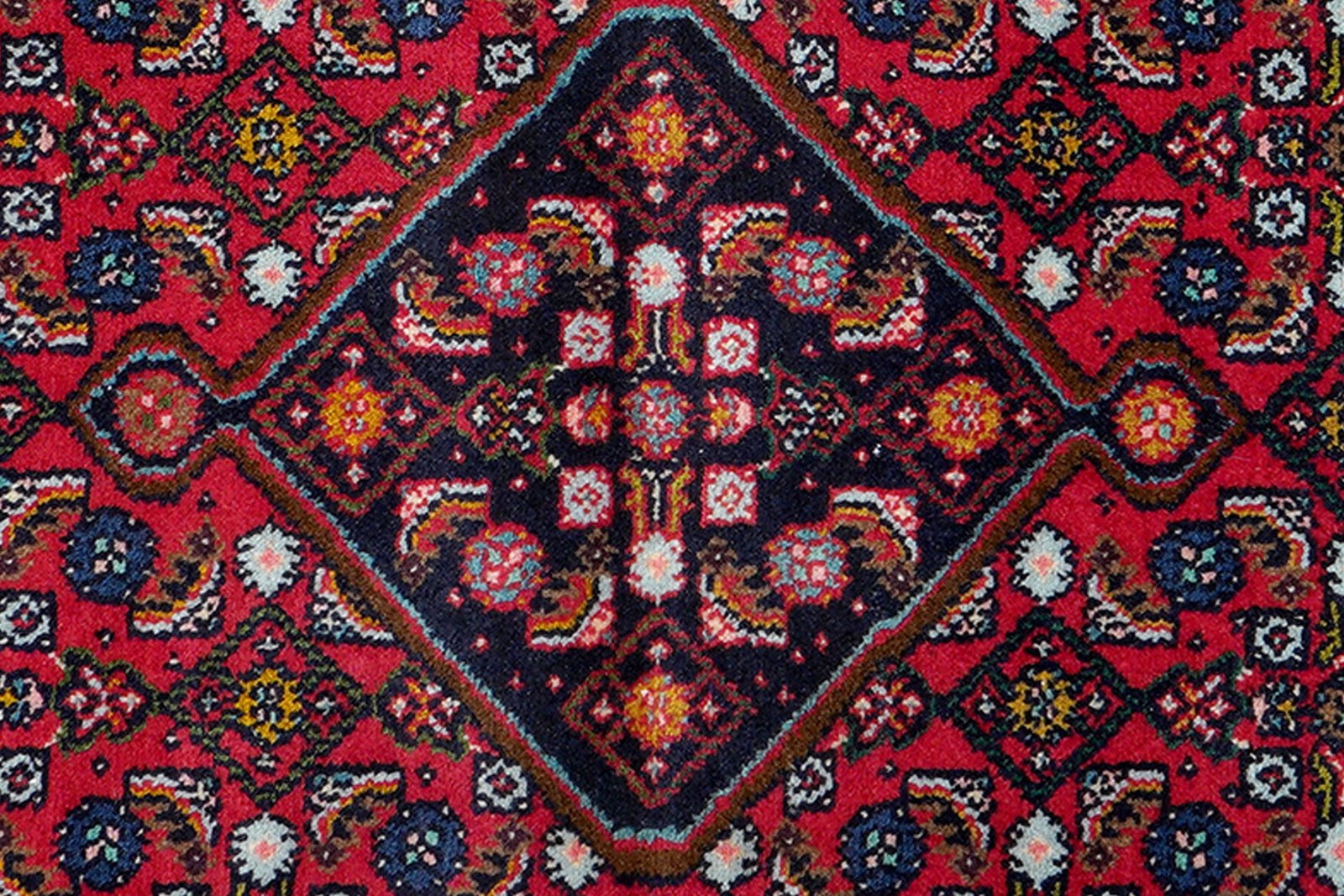 Assadabad — Hand-knotted, 84x200 cm, Red, 100% Virgin Wool | View 6