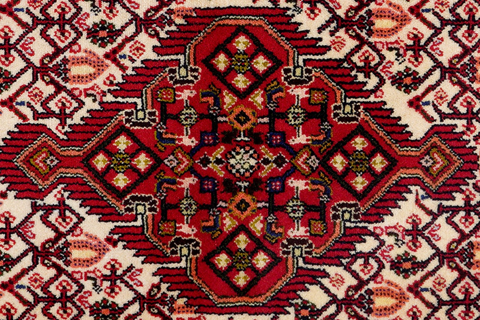 Assadabad — Hand-knotted, 80x193 cm, Beige, 100% Virgin Wool | View 6