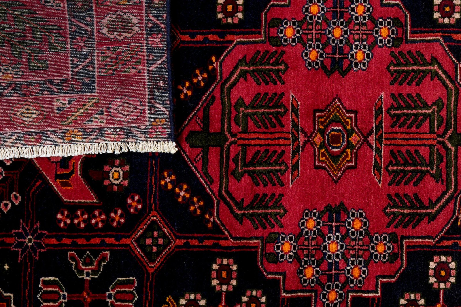 Shahsavan — Hand-knotted, 146x226 cm, Blue, 100% Virgin Wool | View 7