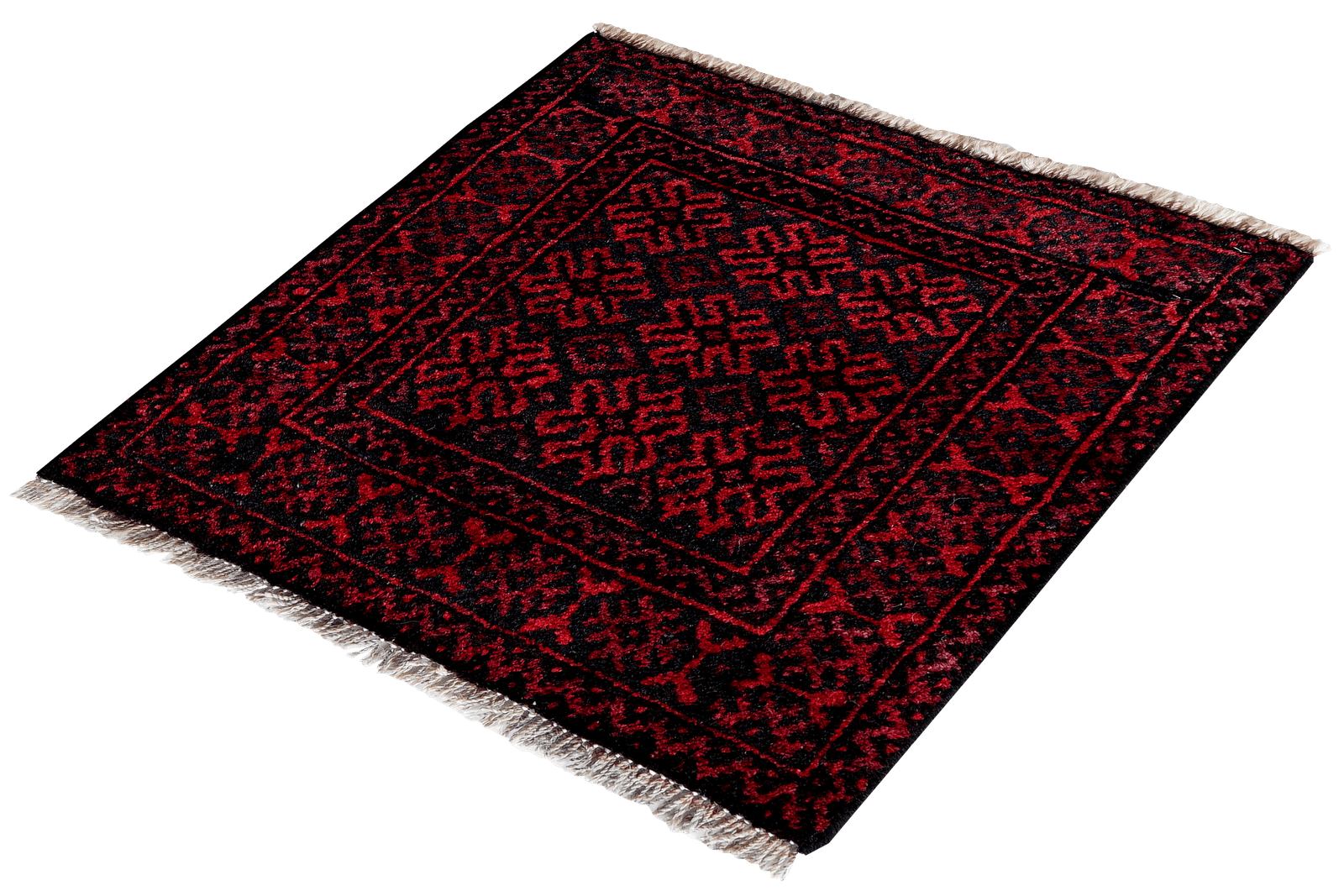 Belutch — Hand-knotted, 45x43 cm, Multicolor, 100% Virgin Wool | View 5