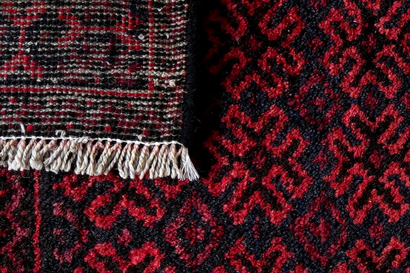 Belutch — Hand-knotted, 45x43 cm, Multicolor, 100% Virgin Wool | View 7
