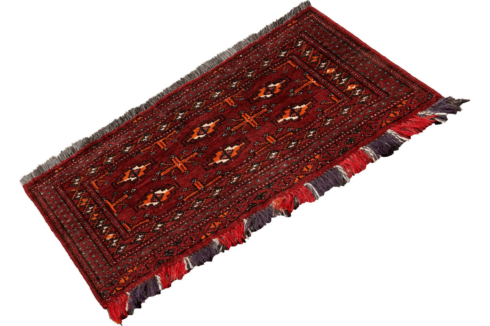 Turkman — Hand-knotted, 92x41 cm, Red, 100% Virgin Wool | View 4