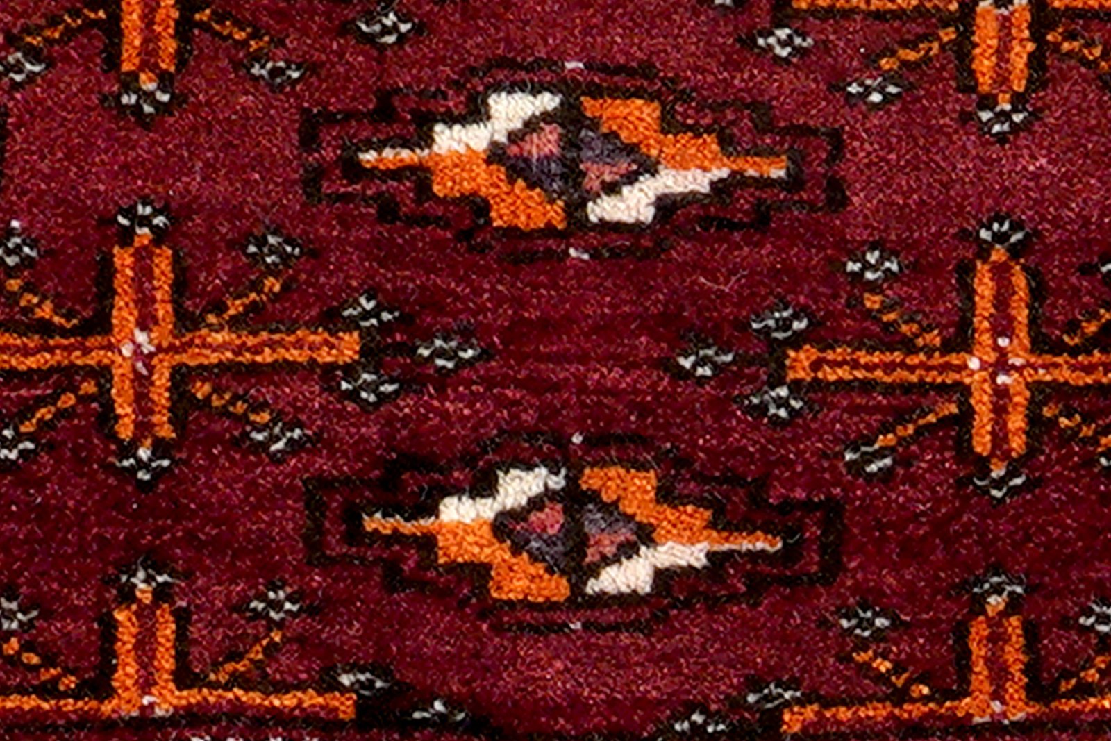 Turkman — Hand-knotted, 92x41 cm, Red, 100% Virgin Wool | View 6