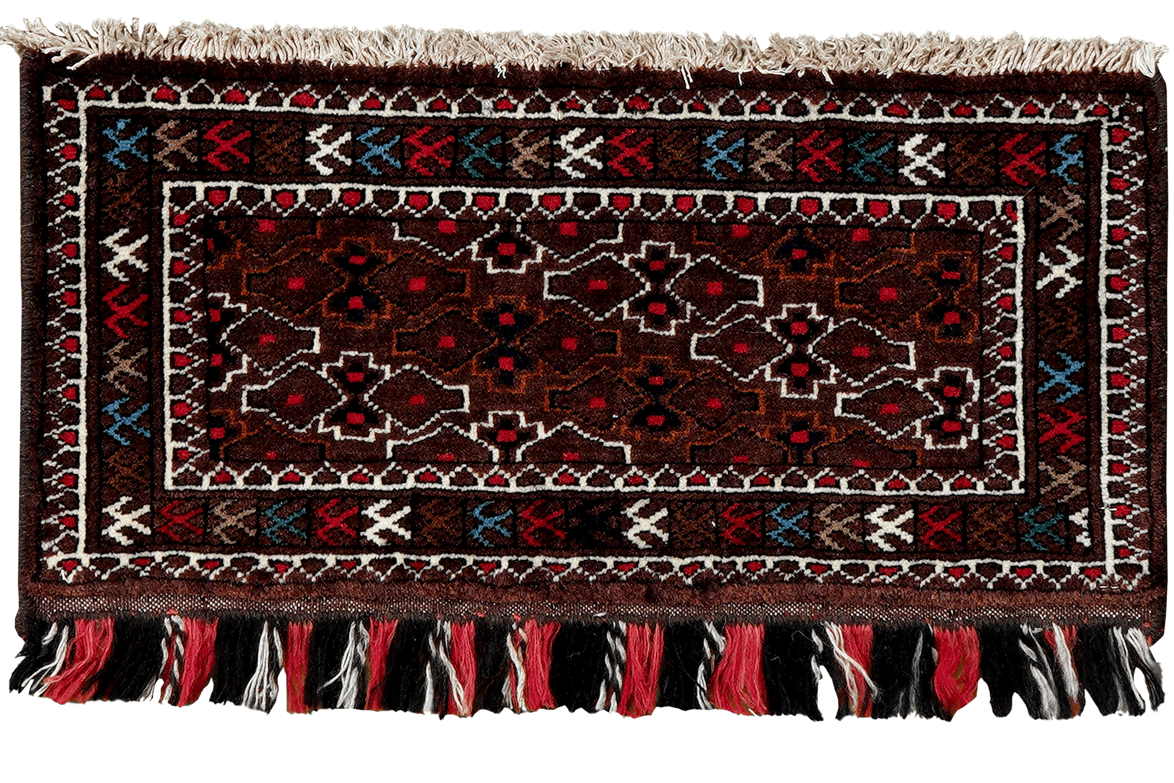 Turkman — Hand-knotted, 64x30 cm, Multicolor, 100% Virgin Wool | Main view