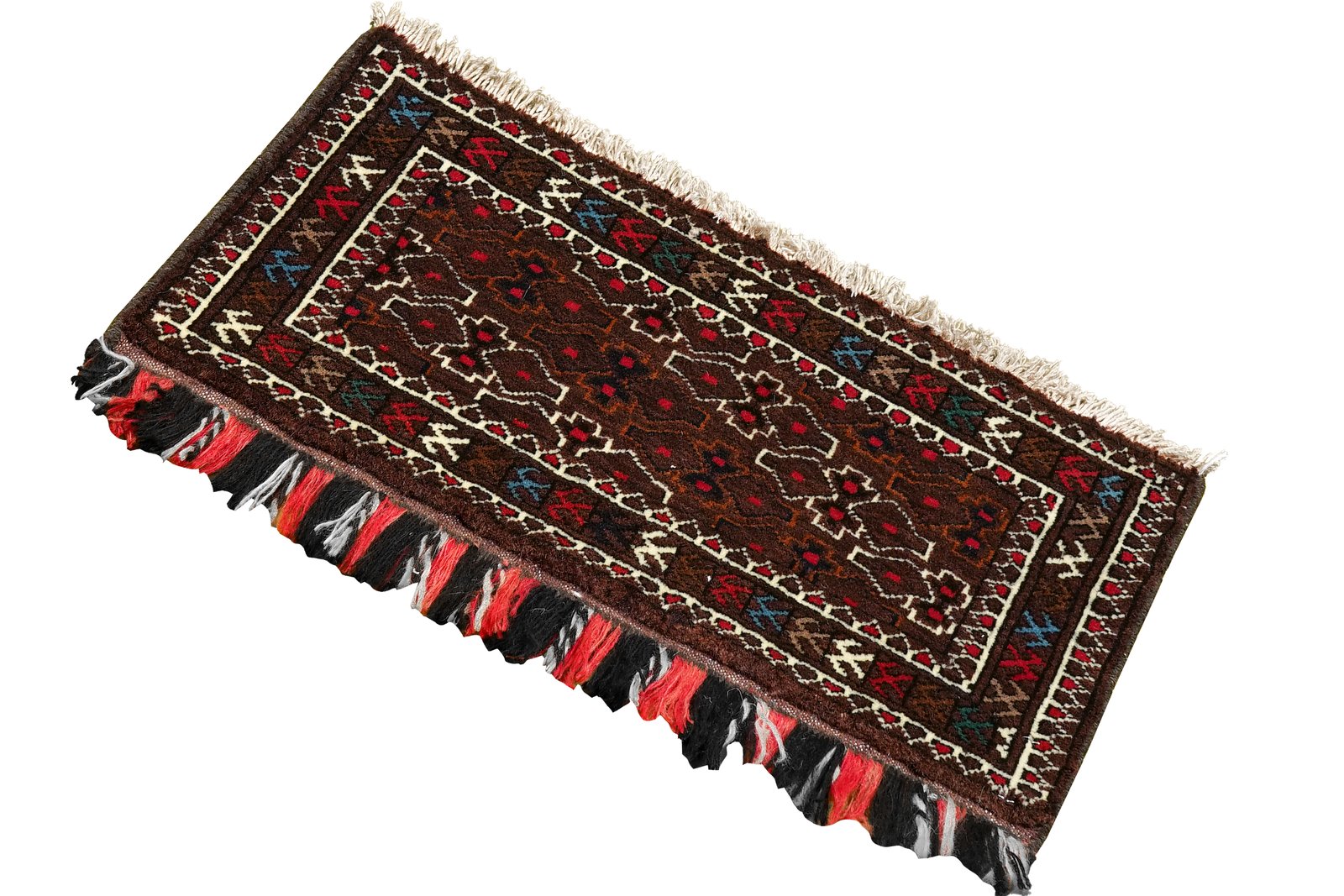 Turkman — Hand-knotted, 64x30 cm, Multicolor, 100% Virgin Wool | View 5