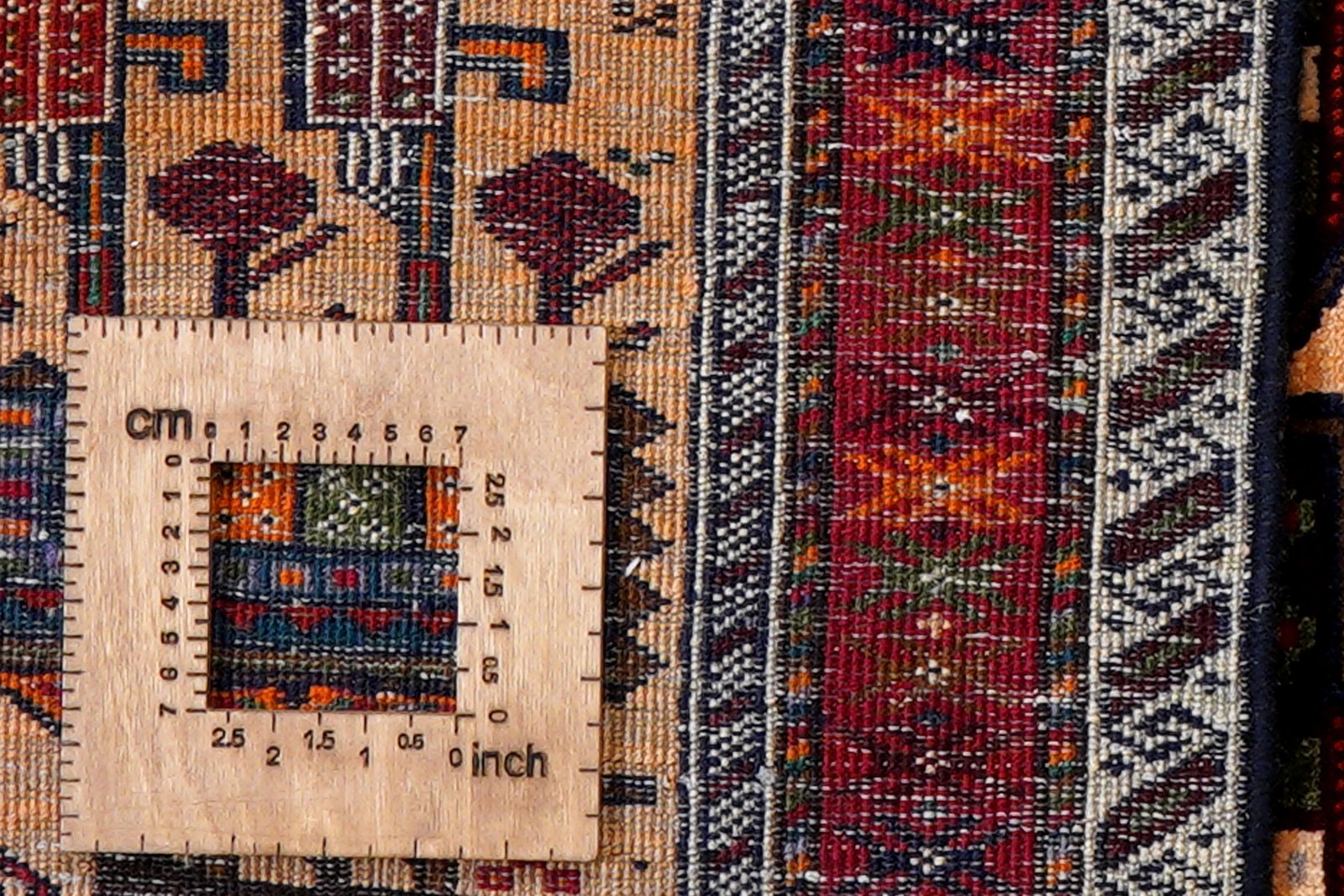 Belutch — Hand-knotted, 100x176 cm, Beige, 100% Virgin Wool | View 8