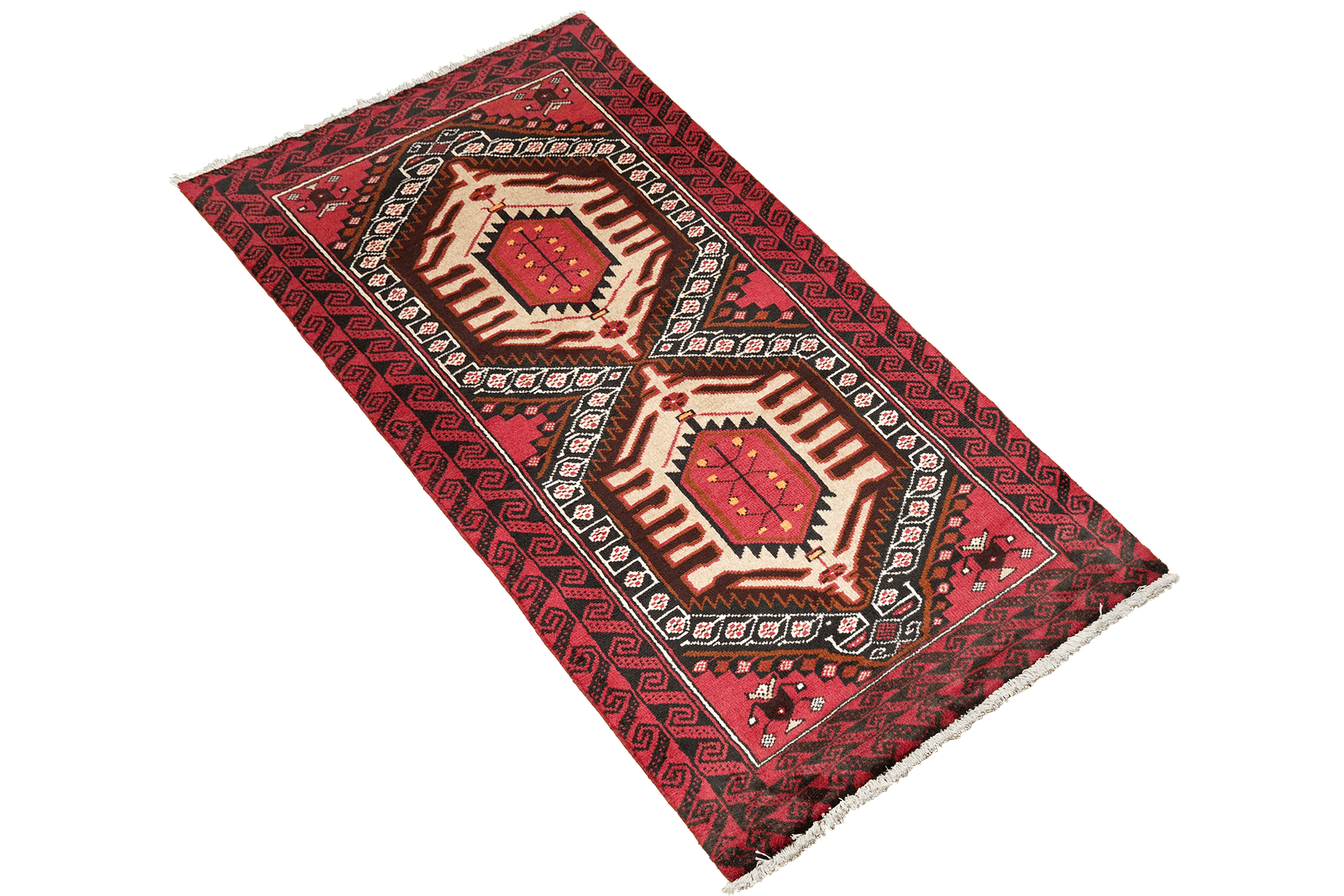 Belutch — Hand-knotted, 83x201 cm, Multicolor, 100% Virgin Wool | View 4
