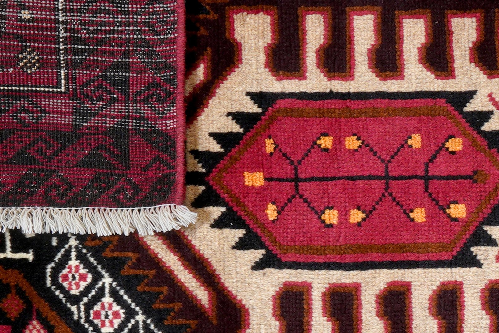 Belutch — Hand-knotted, 83x201 cm, Multicolor, 100% Virgin Wool | View 7