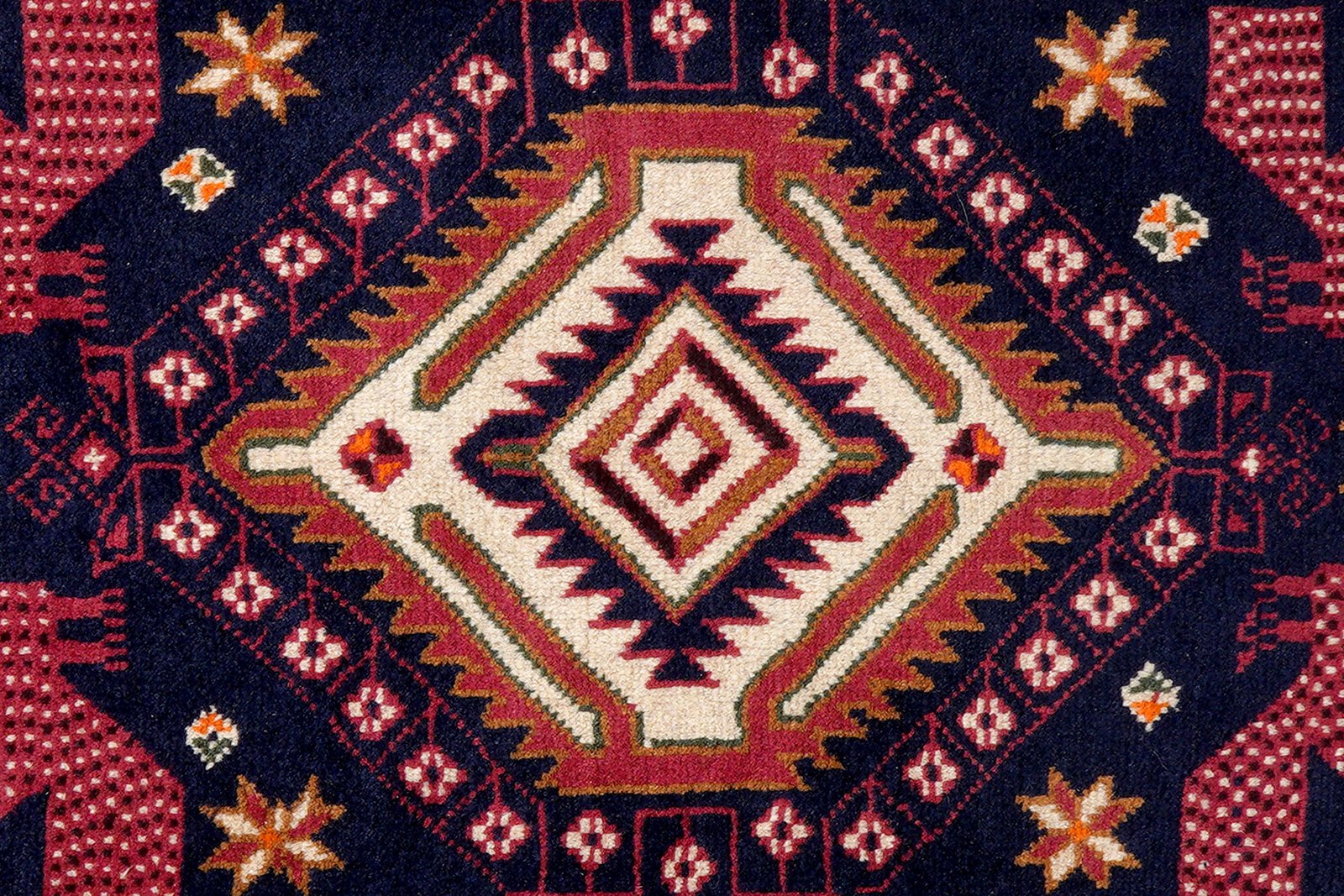 Belutch — Hand-knotted, 91x194 cm, Blue, 100% Virgin Wool | View 6