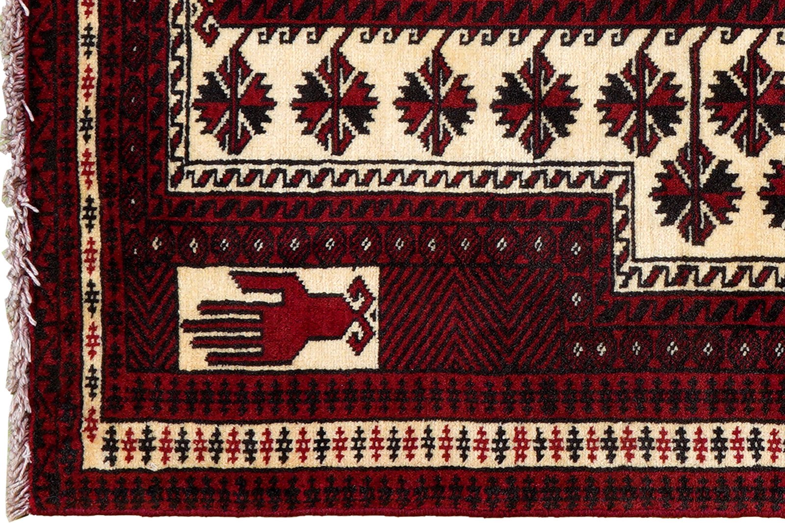 Belutch — Hand-knotted, 77x132 cm, Multicolor, 100% Virgin Wool | View 3