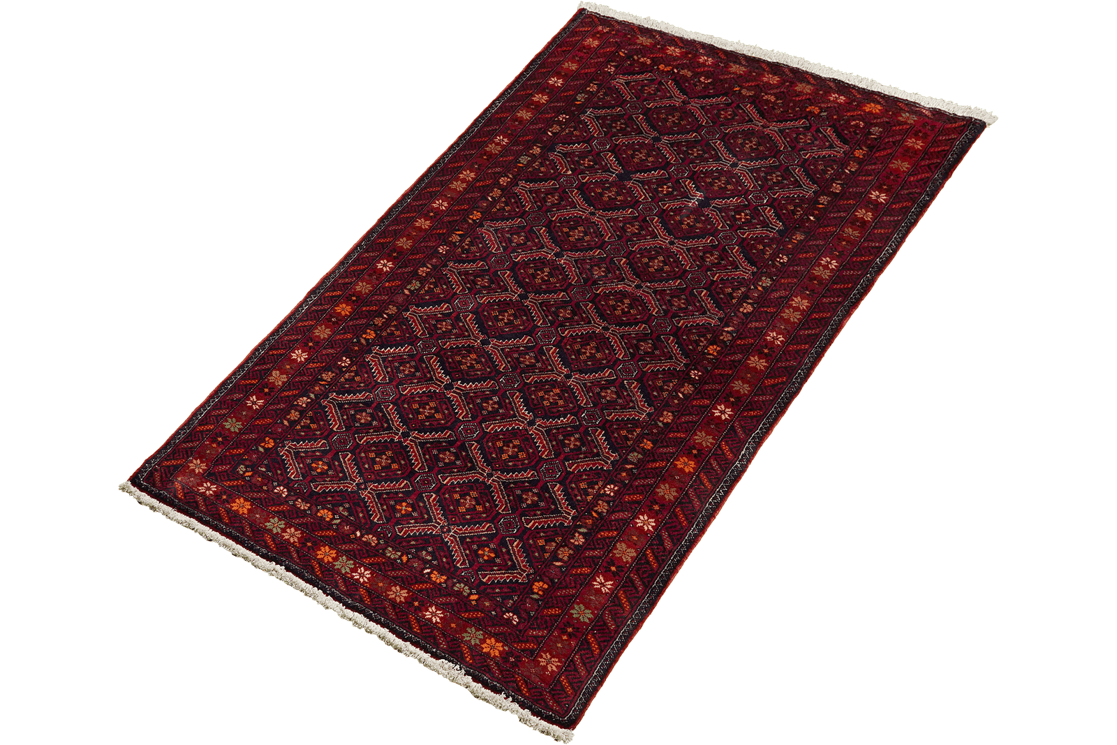 Belutch — Hand-knotted, 94x177 cm, Blue, 100% Virgin Wool | View 5