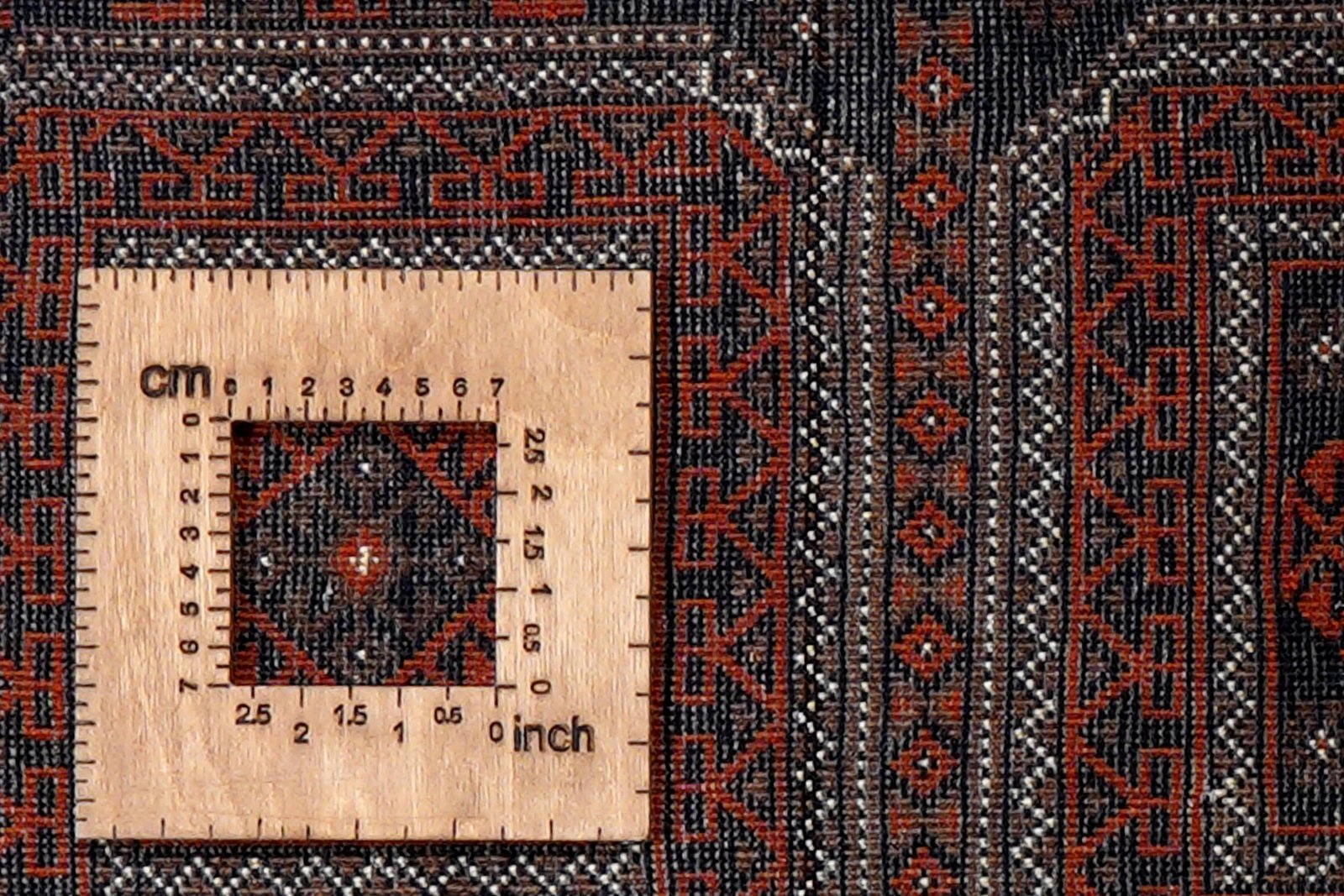 Belutch — Hand-knotted, 90x153 cm, Black, 100% Virgin Wool | View 8