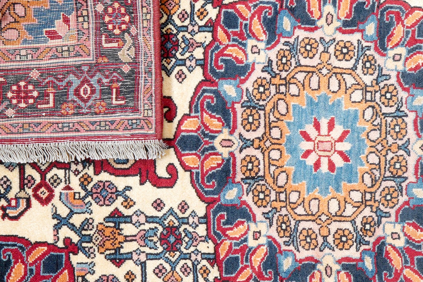 Bidjar Zandjan — Hand-knotted, 106x158 cm, Beige, 100% Virgin Wool | View 7