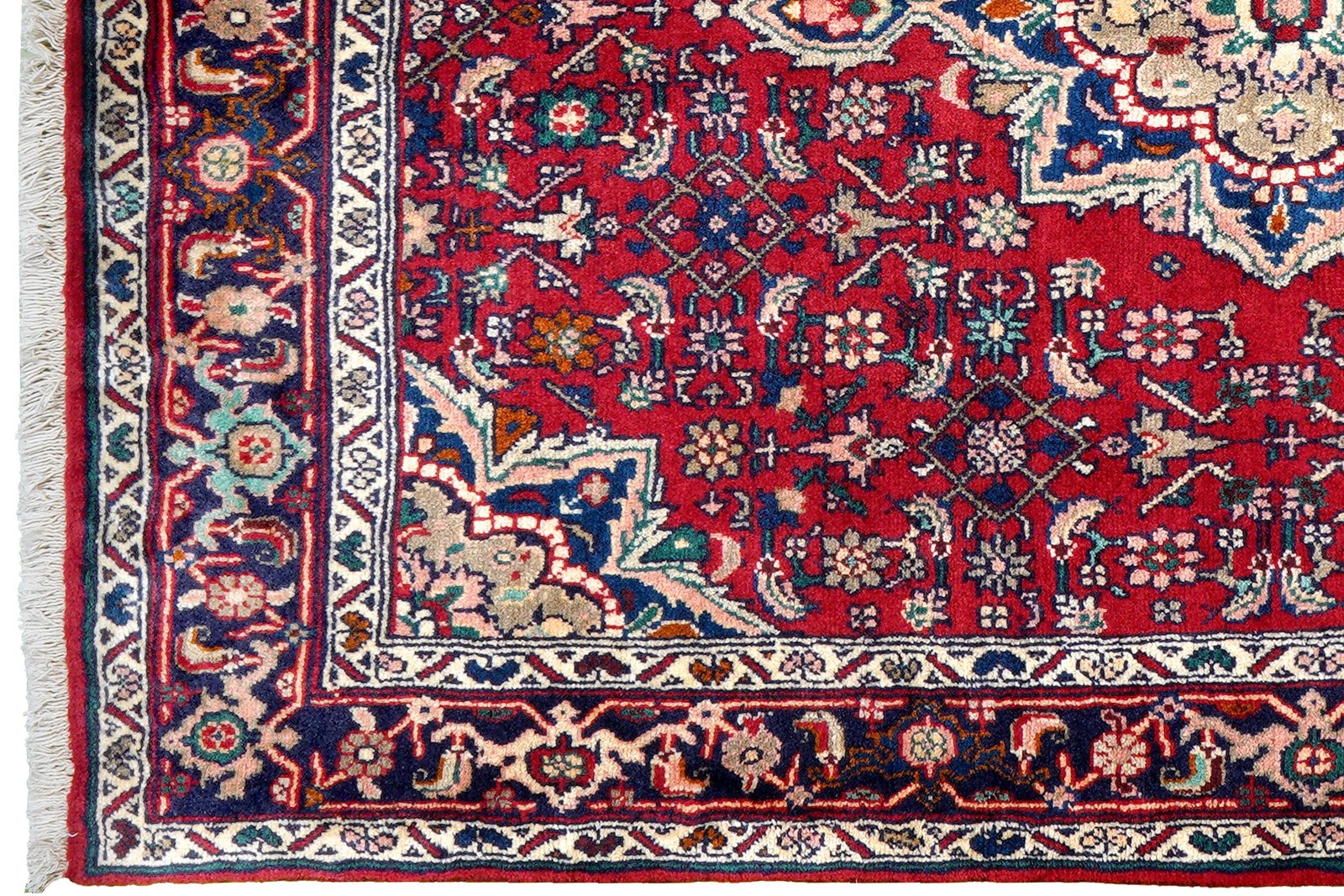 Bidjar Zandjan — Hand-knotted, 100x144 cm, Red, 100% Virgin Wool | View 3