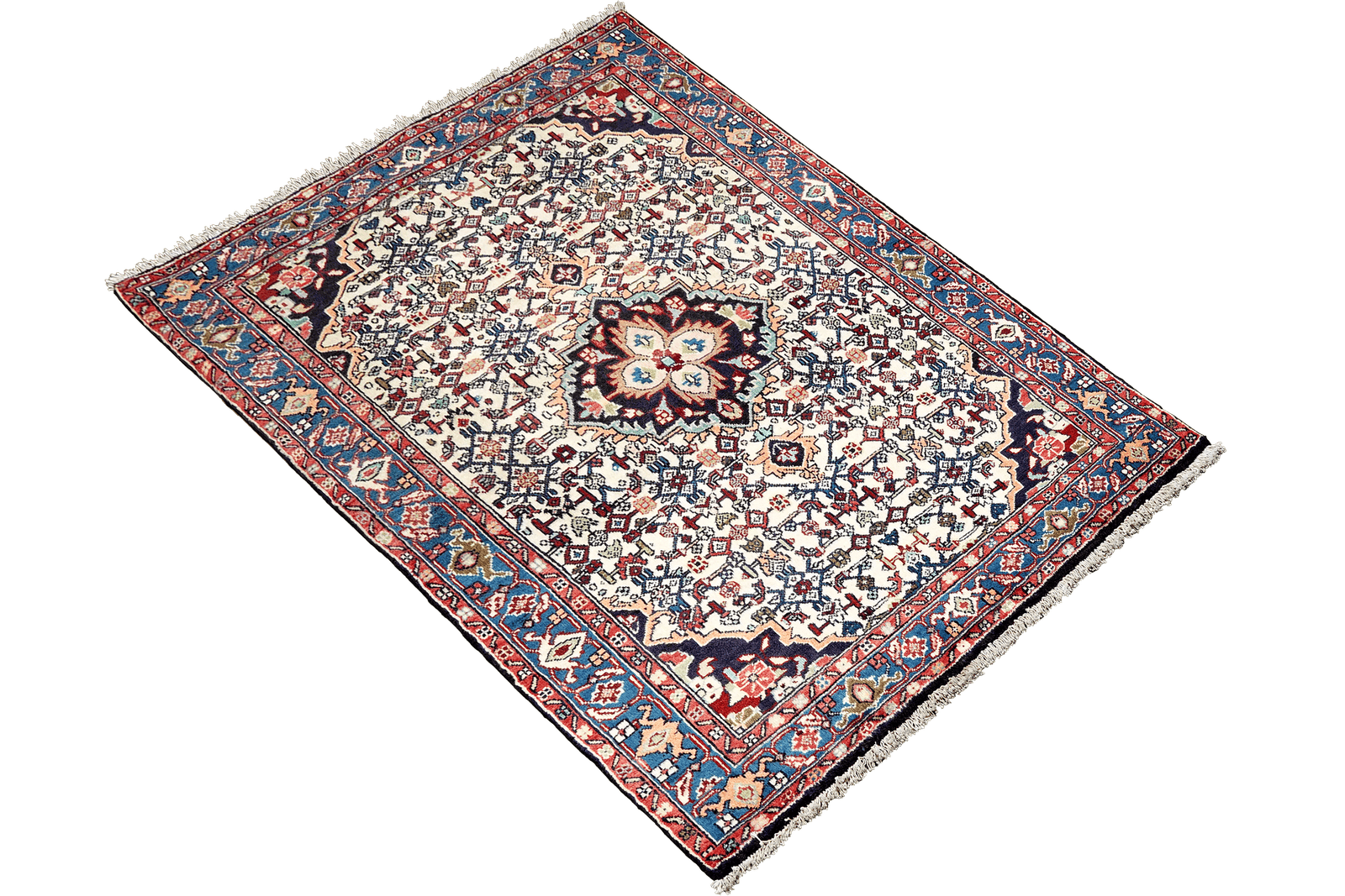 Bidjar Zandjan — Hand-knotted, 100x152 cm, Beige, 100% Virgin Wool | View 4