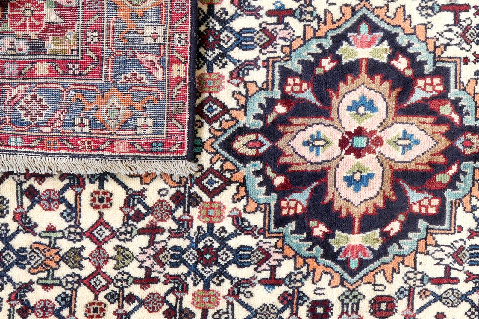 Bidjar Zandjan — Hand-knotted, 100x152 cm, Beige, 100% Virgin Wool | View 7