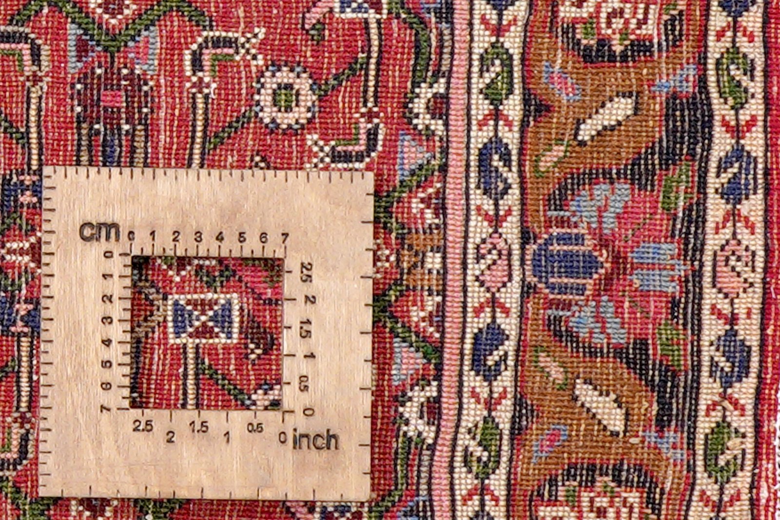 Bidjar Zandjan — Hand-knotted, 103x150 cm, Red, 100% Virgin Wool | View 8