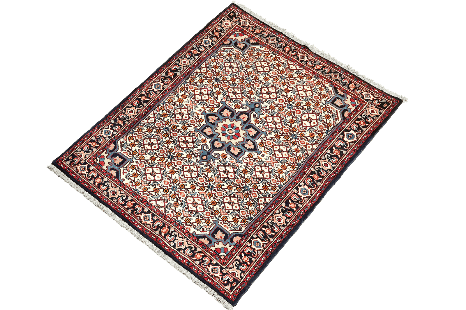 Bidjar Zandjan — Hand-knotted, 100x150 cm, Beige, 100% Virgin Wool | View 5