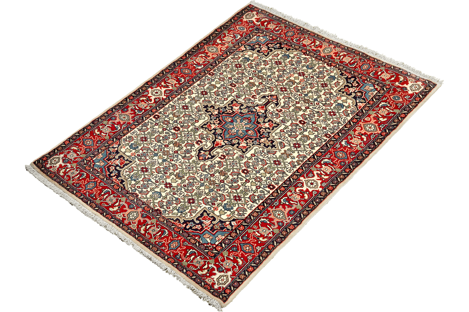 Bidjar Zandjan — Hand-knotted, 101x171 cm, Beige, 100% Virgin Wool | View 5