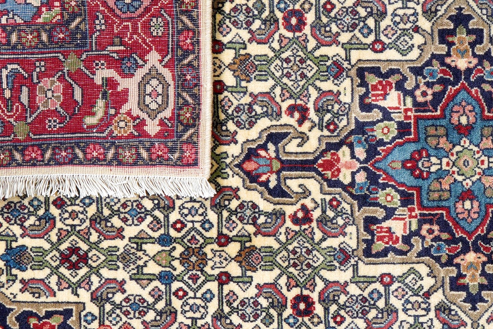 Bidjar Zandjan — Hand-knotted, 101x171 cm, Beige, 100% Virgin Wool | View 7